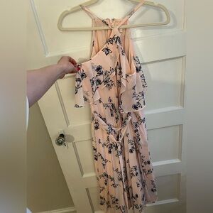 Shoshanna Pink Halter Dress for Weddings